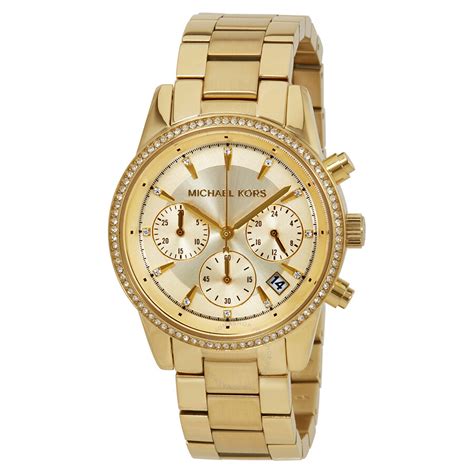 goldene uhr damen michael kors|michael kors gold watch canada.